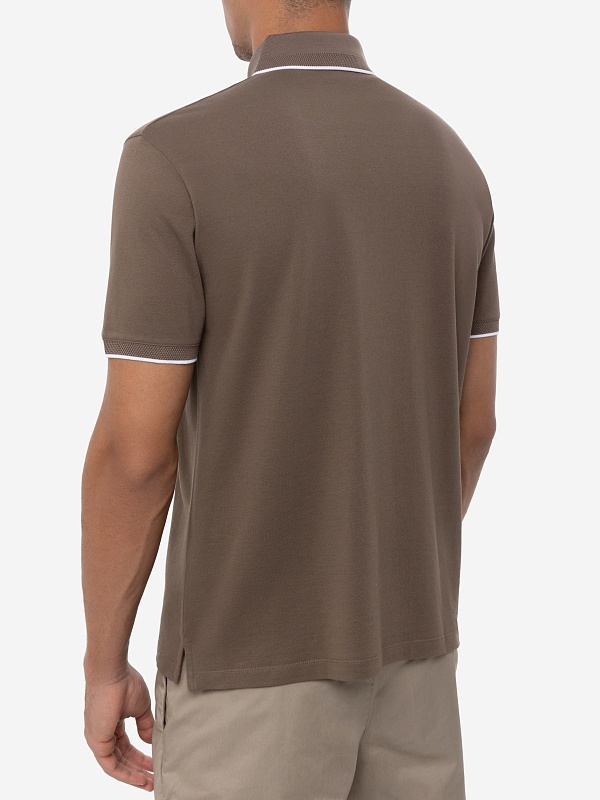 Поло муж Emporio Armani EM000858 AF12955 U6195 CHOCOLATE CHIP - 3