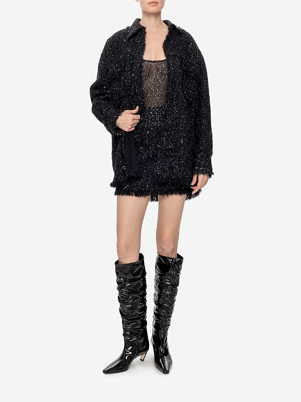 Сапоги (каблук) жен MSGM 3741MDS710 848 99 - 5