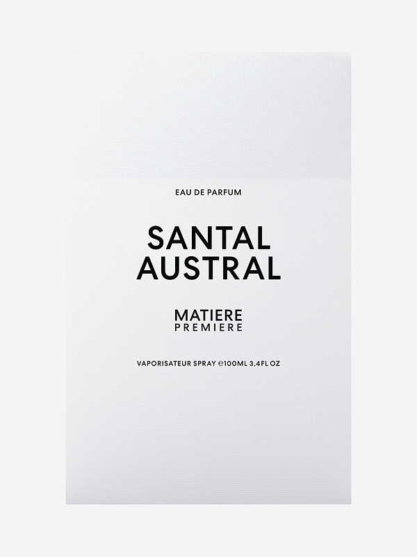 Парфюмерная вода унисекс MATIERE PREMIERE 3770007317209 SANTAL AUSTRAL 100мл - 1