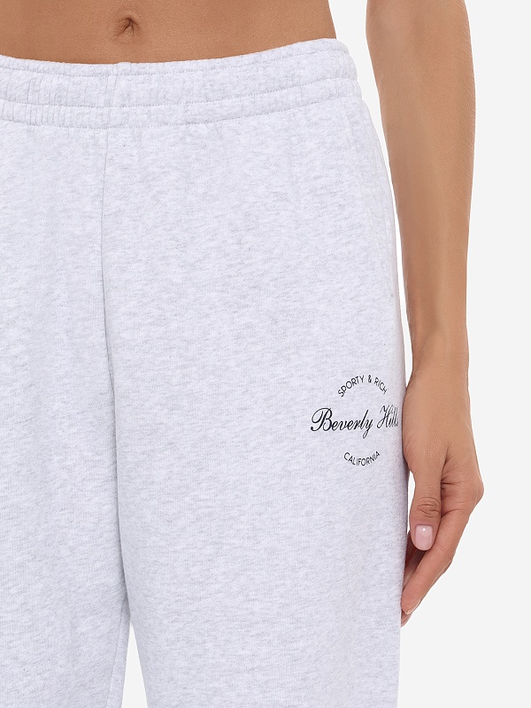 Джоггеры жен Sporty & Rich PA07076257GY03 Heather Gray Navy - 5