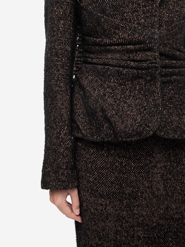 Жакет жен Noon by Noor 2209 B BLACK/CARAMEL - 4