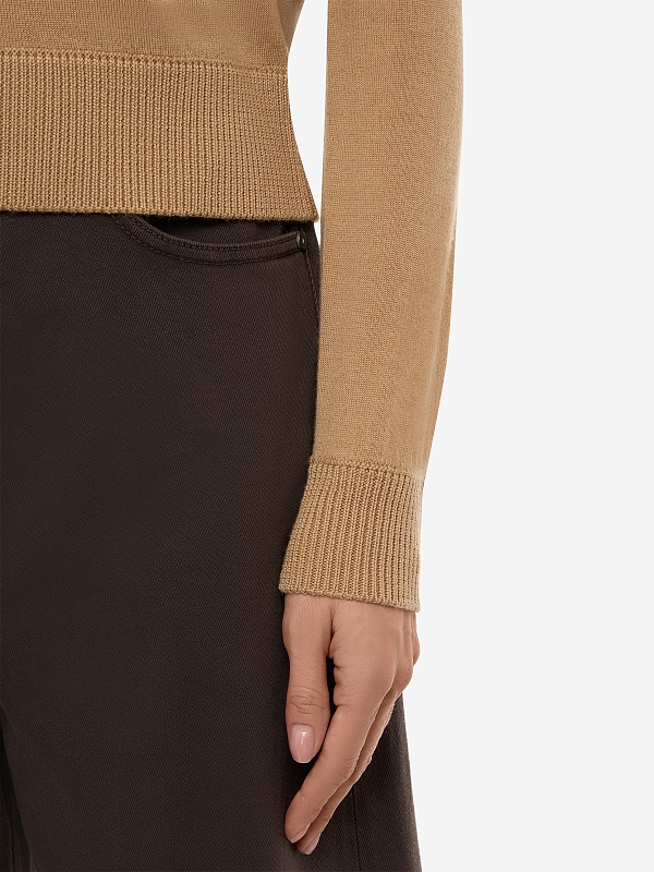 Свитер жен MAX&CO 2626366043200 005 CAMEL PLAIN COLOUR - 5