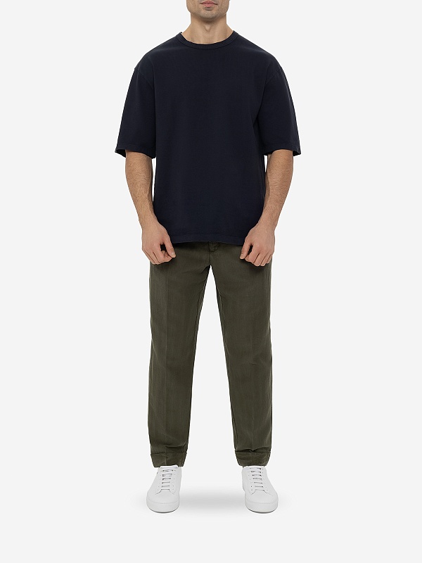 Футболка муж Officine Generale W24MTEE204PRE DARK NAVY - 2