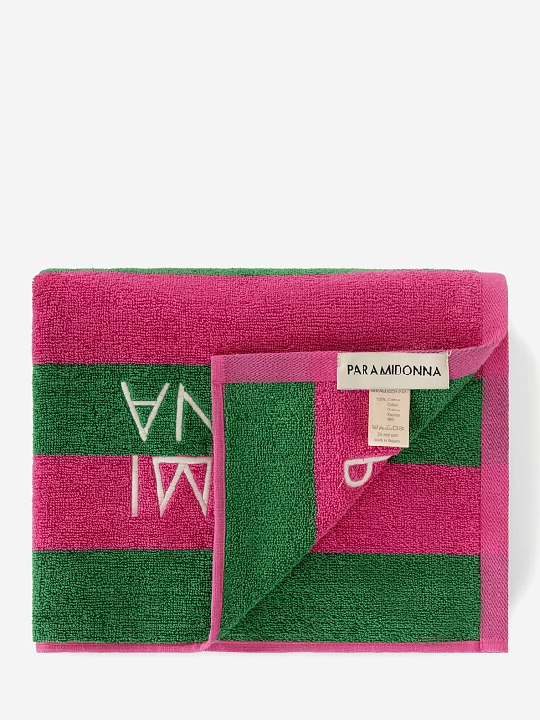 Полотенце дев Paramidonna SS25TWEGSM FUCHSIA/ EMERALD - 2