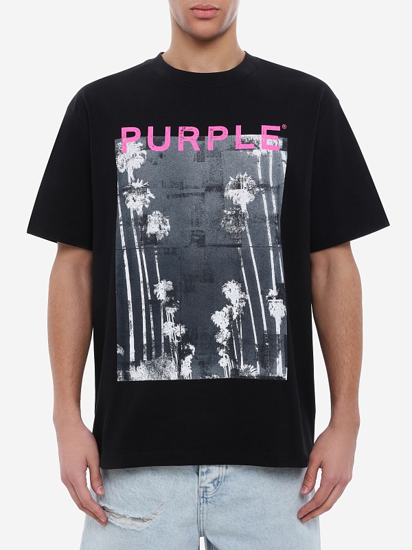 Футболка муж PURPLE P117-HBDC226 BLACK - 3