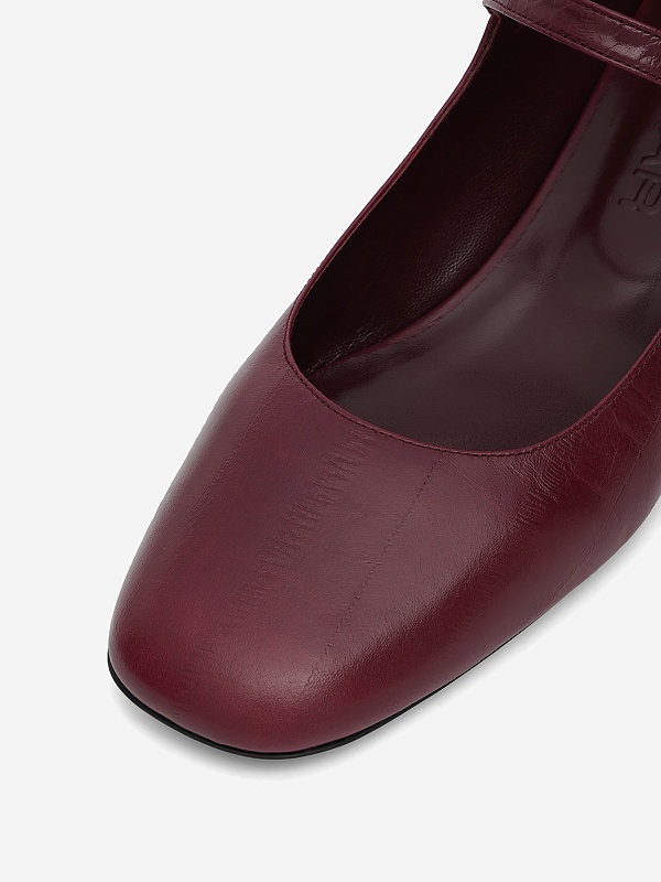 Туфли жен By Far MWFHC002CL036RD028PL SOUR CHERRY RD028 - 5