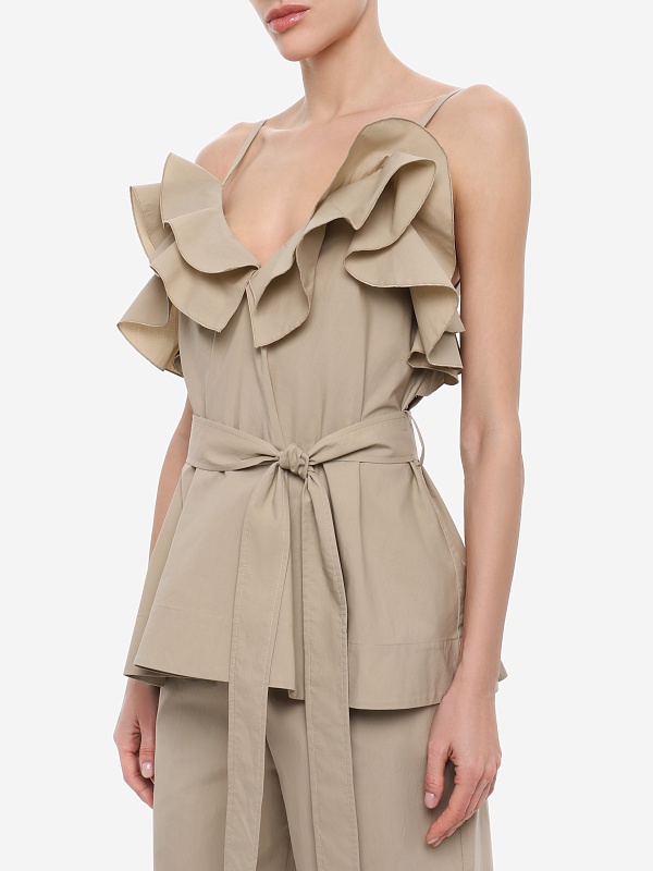 Топ жен P.A.R.O.S.H. D313354 004 BEIGE - 3