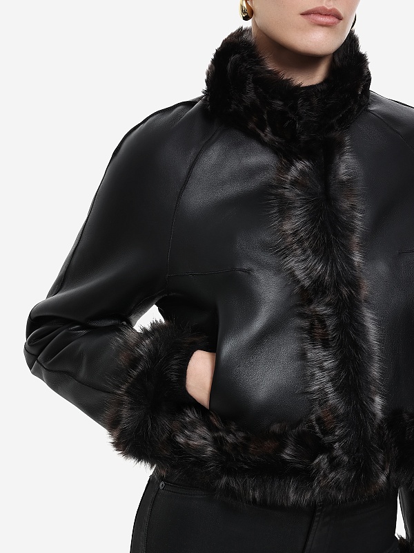 Шуба жен Burka TG-1415B/50BR Разноцветный - 7