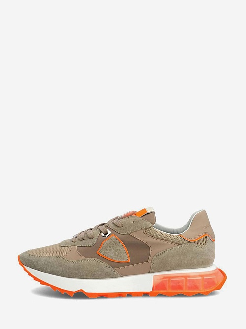 Полуботинки Philippe Model LRLU WN08 LA RUE LOW MAN MONDIAL NEON BEIGE ORANGE - 0