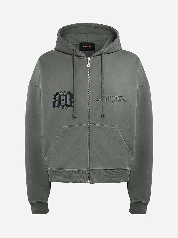 Толстовка на молнии муж BOMBER SS26N034 - 0