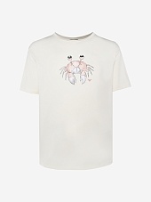 Футболка муж Emporio Armani EM000574 AF20447 F1059 CREAM PRINT CRAB