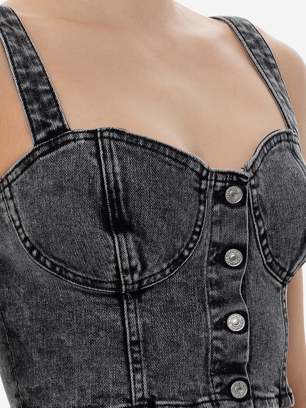 Топ жен 7 For All Mankind JSCPA200NM GREY - 5