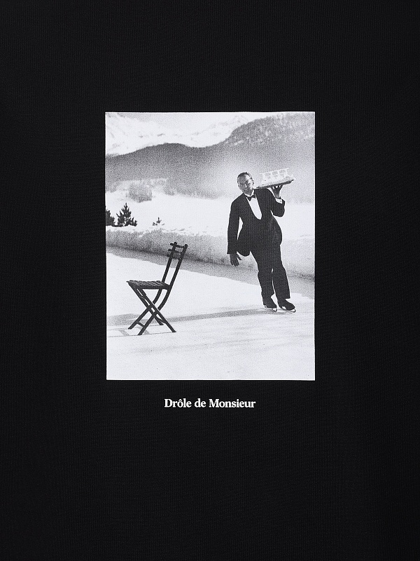 Футболка муж Drôle de Monsieur I-TS266-CO195-BL BLACK - 4