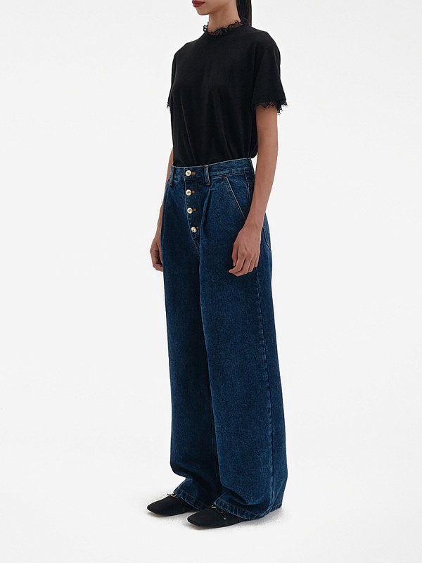 Джинсы жен EENK ELD-1P351-DP03-BL Denim blue - 1