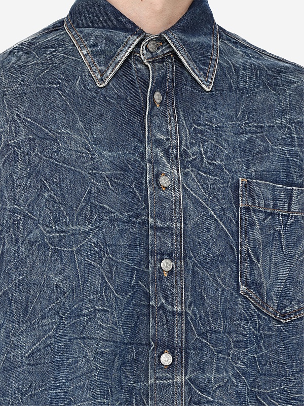 Рубашка муж MM6 SH0DT0015 S30460 993 - 5