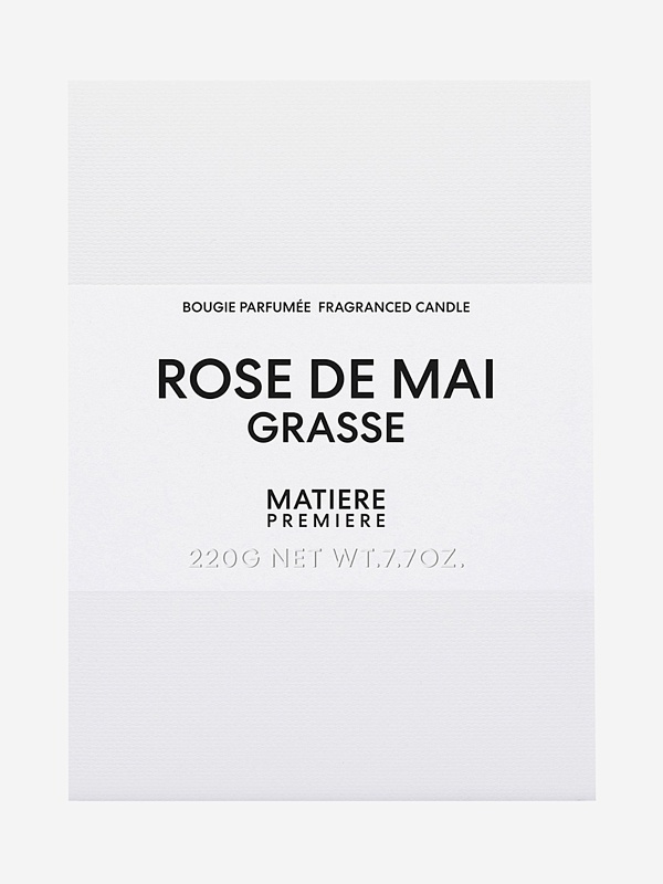 Свеча унисекс MATIERE PREMIERE 3760428940476 ROSE DE MAI GRASSE 220г - 1