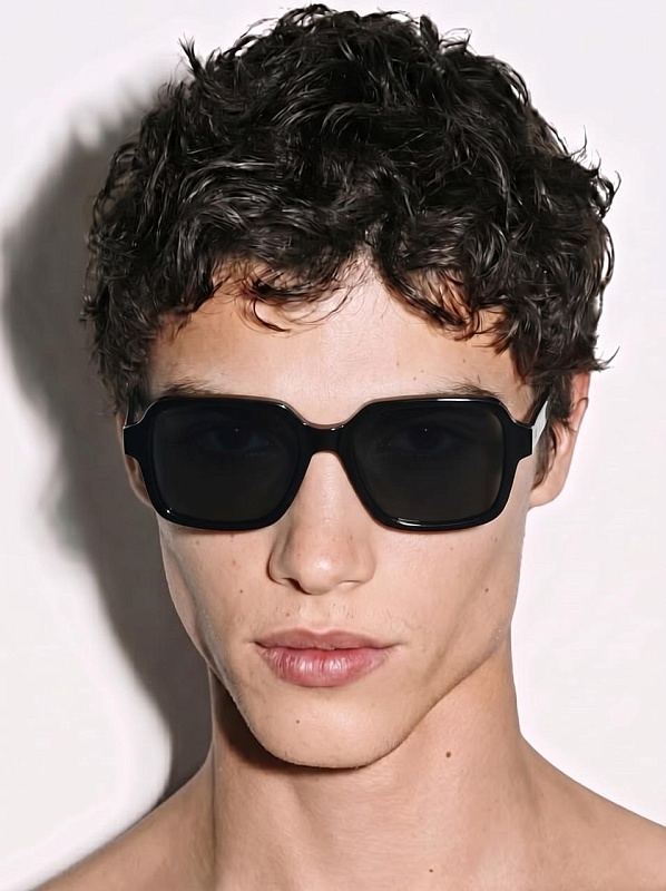 Солнцезащитные очки MM6 Lunettes 4 Noires 56 17 145 - 2