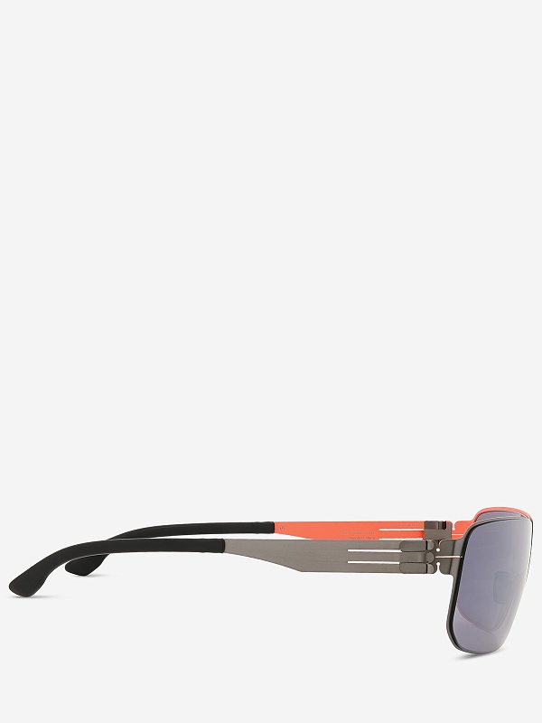 Солнцезащитные очки Ic Berlin IB I See 2024 Graphite Flame Black Black Mirrored Donnerstag 63 13 145 - 3