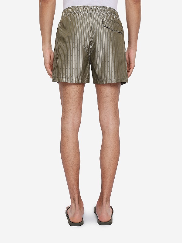Плавки муж Emporio Armani EM000583 AF20448 F7004 STRIPES EAGLES OLIVE - 4
