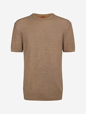 Джемпер с коротким рукавом муж Barena Venezia KNU5483 3167 360 Khaki