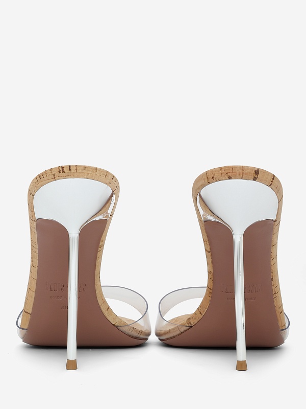 Мюли (каблук) жен Paris Texas PX836 XPVCG CLEAR-NATURALE - 2