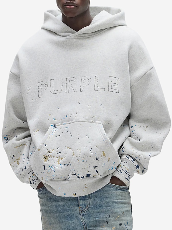 Худи муж PURPLE P401-HFGC425 HEATHER - 1