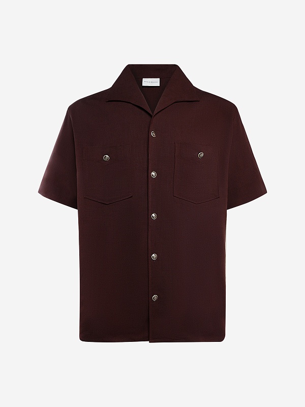 Рубашка муж Drôle de Monsieur K-SH254-VI029-BN BROWN - 0