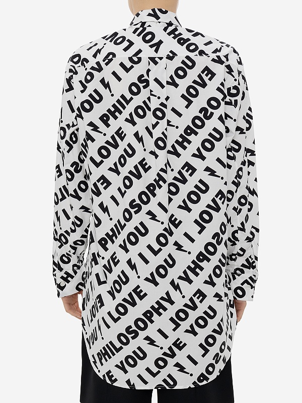Блуза жен Philosophy Di Lorenzo Serafini 0225 5742 A1555 Fantasy print Black - 4