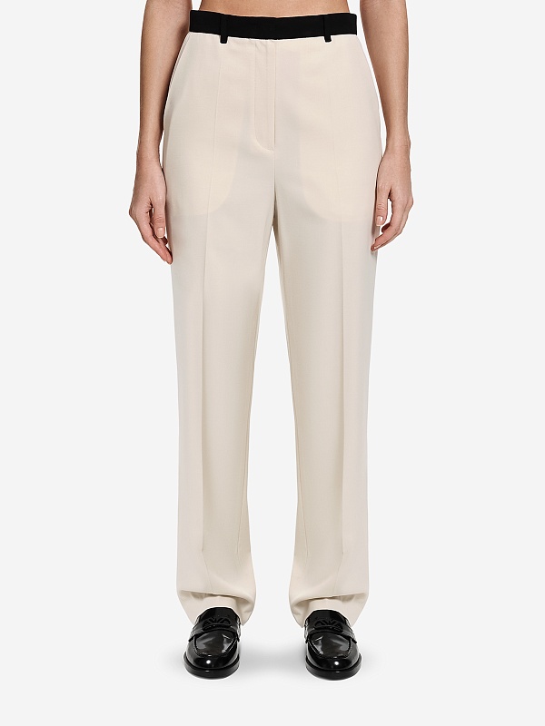 Брюки жен EENK EEB-1P351-PT01-IV Ivory - 2