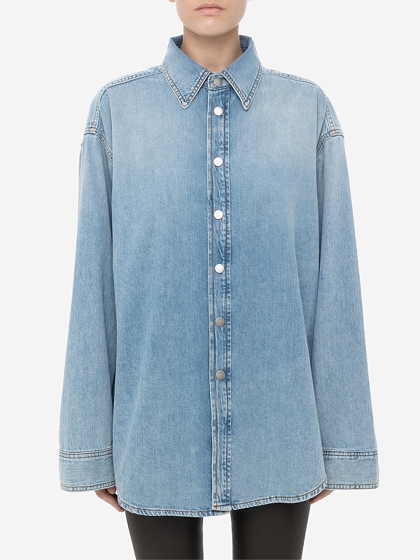 Рубашка жен Haikure HEW06080DF161 L0877 BLUE AQUA - 3