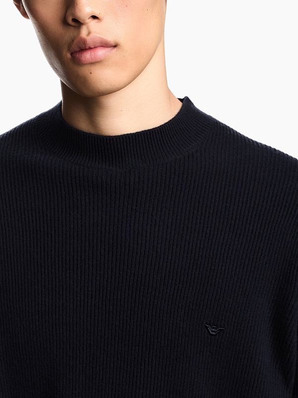 Свитер муж Emporio Armani EM002635 AF18234 UB118 ICONICO 0920 BLU NAVY EA - 3