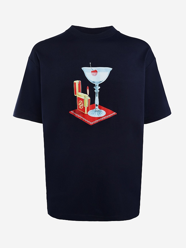 Футболка муж Drôle de Monsieur J-TS291-CO002-NY NAVY - 0
