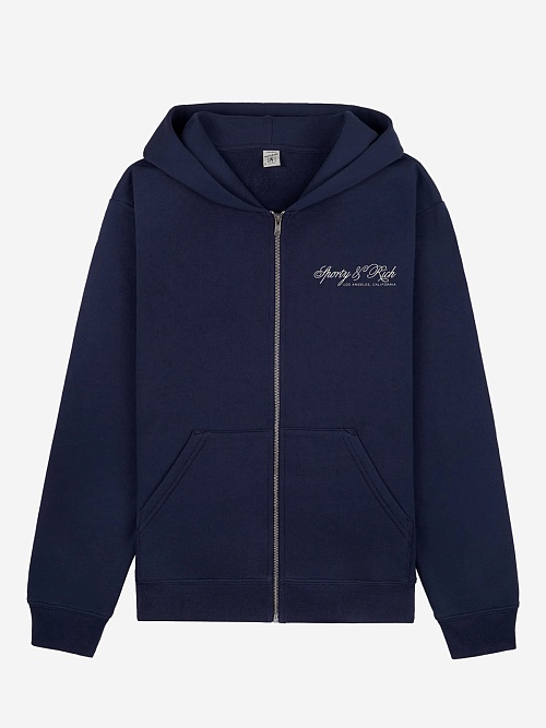 Толстовка на молнии жен Sporty & Rich ST08865264BL106 Dark Navy - 0