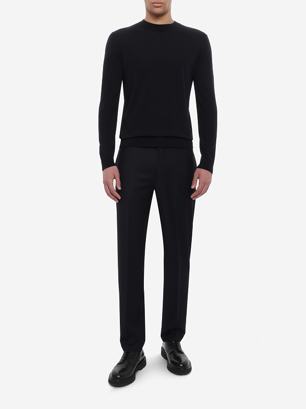 Свитер муж Emporio Armani EM001957 AF14114 UB118 ICONICO 0920 BLU NAVY - 1