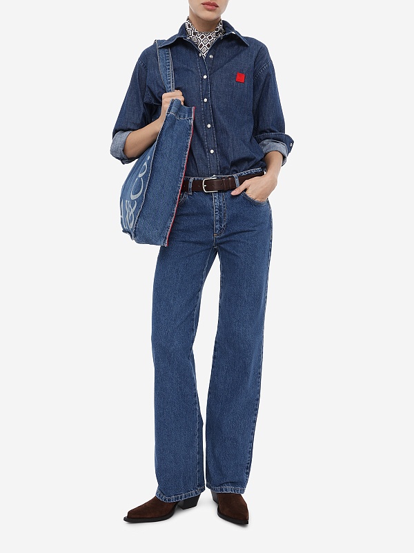 Рубашка жен MAX&CO 2626116063200 001 NAVY - 1