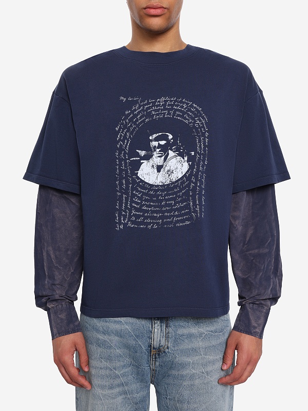 Футболка муж CULTURA S26TL34JE80 blue - 3