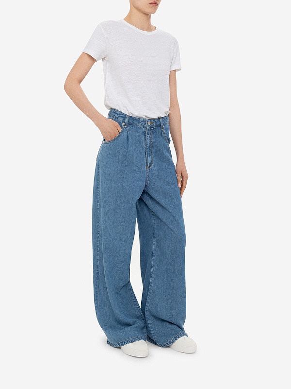 Джинсы жен Officine Generale S24W5PT752 MID BLUE - 2