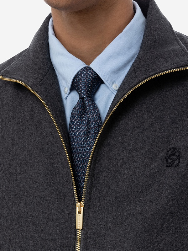 Бомбер муж Drôle de Monsieur H-JT234-WV008-GY GREY - 4