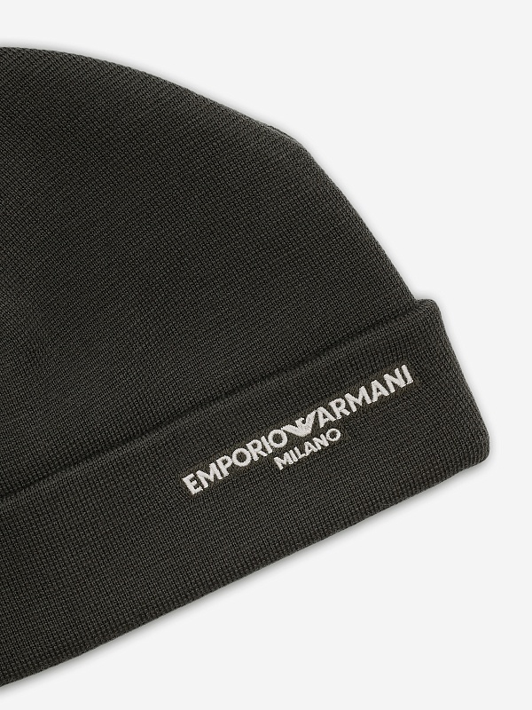 Шапка муж Emporio Armani EM002715 AF18241 U8120 BLACK INK - 2