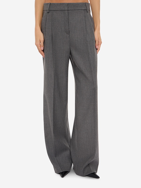 Брюки жен MAX&CO 2626136063200 001 MELANGE GREY - 3