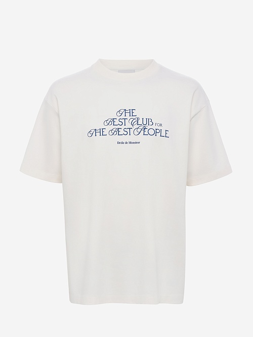 Футболка муж Drôle de Monsieur I-TS273-CO002-OW OFF WHITE - 0