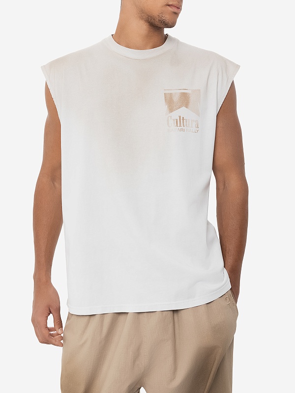 Майка муж CULTURA S25CULT_A012 DIRTY WHITE - 2