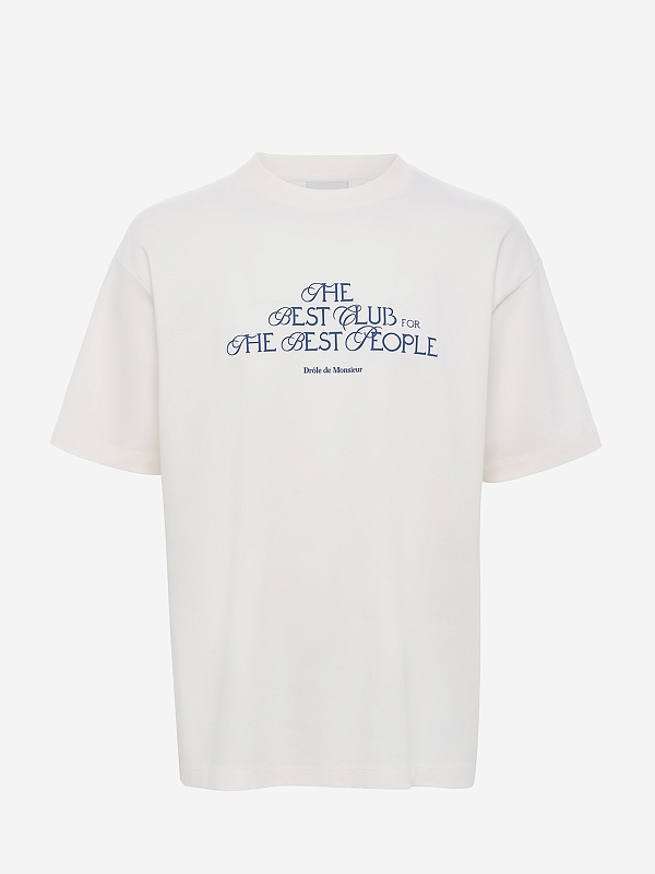 Футболка муж Drôle de Monsieur I-TS273-CO002-OW OFF WHITE - 5