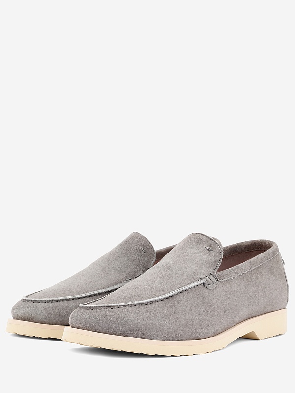 Лоферы муж Andrea Ventura Firenze 272-SHORE LS ZERO GRAVITY SUEDE(CACHEMIRE) SMOKE GREY - 3