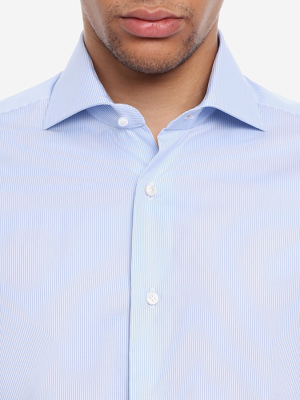 Сорочка муж Barba Napoli PZ 8200E LIGHT BLU STRIPE - 5