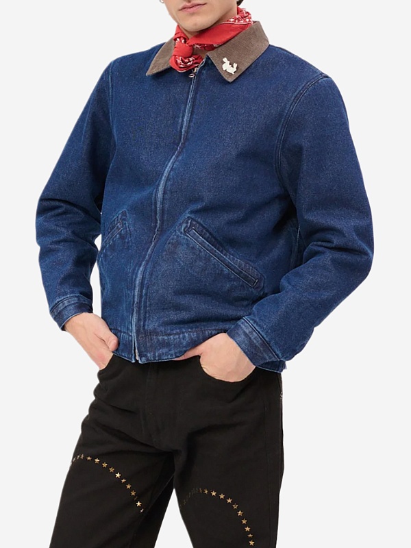 Куртка джинсовая муж Carne Bollente AW25DJK0101 Washed Blue - 1