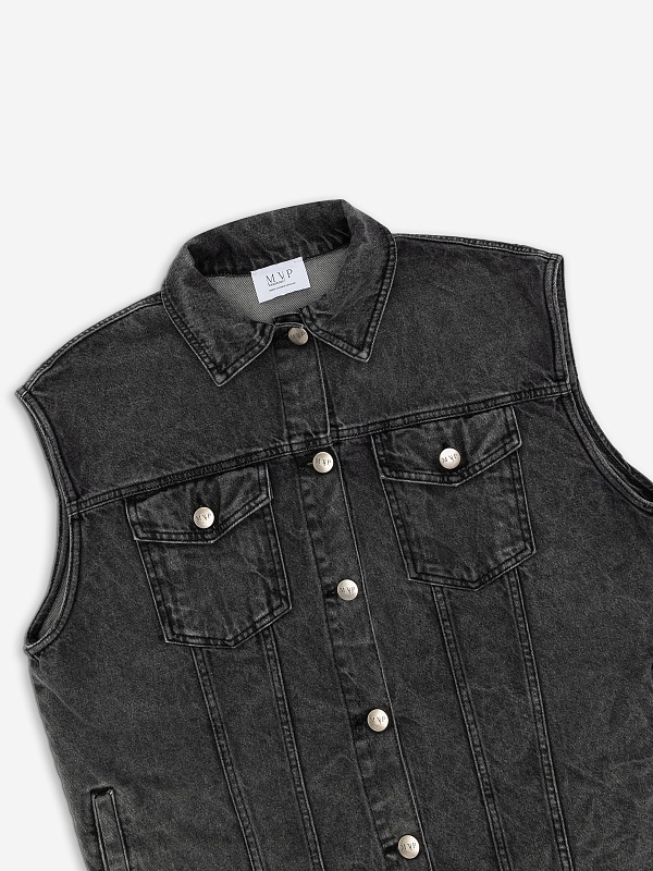 Жилет жен MVP Wardrobe MVPI3IJ046.0 0043 - DENIM GRIGIO - 2