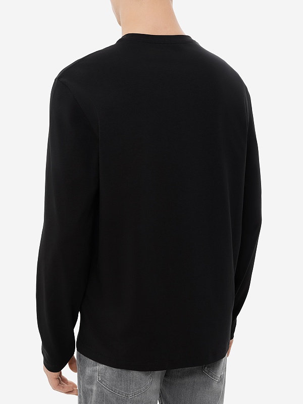 Футболка с длинным рукавом муж 7 For All Mankind JSPM2370BK BLACK - 4