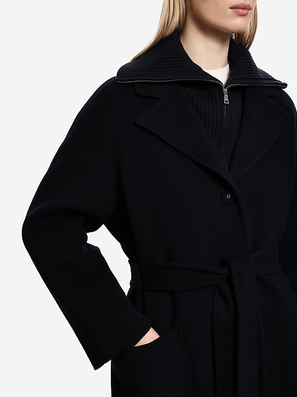 Пальто жен Officine Generale W25WCTS654 DARK NAVY - 3