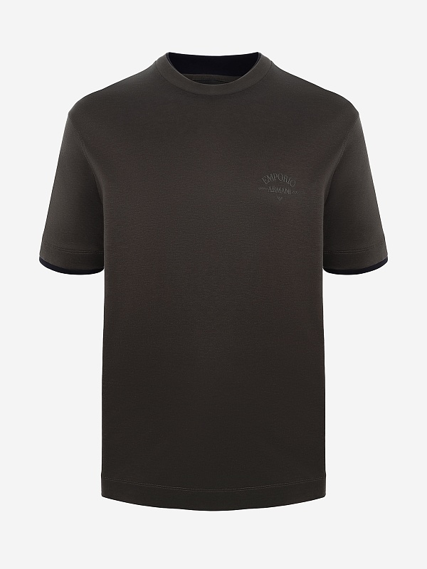 Футболка муж Emporio Armani EM002939 AF18312 U8120 BLACK INK - 0